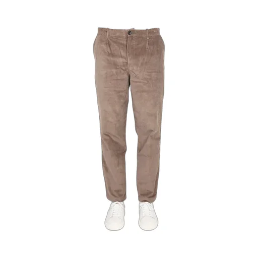 Logo Patch Velvet Pants