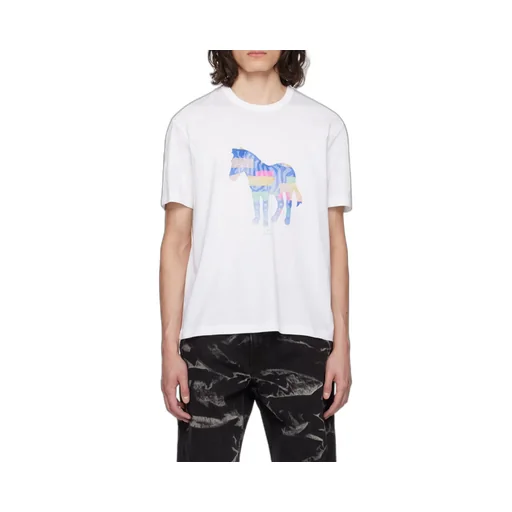 Zebra Print Crewneck T-Shirt