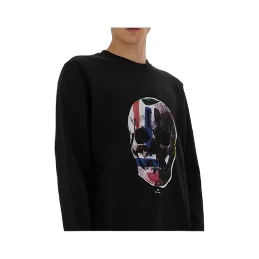 Skull Printed Crewneck Sweatshirt