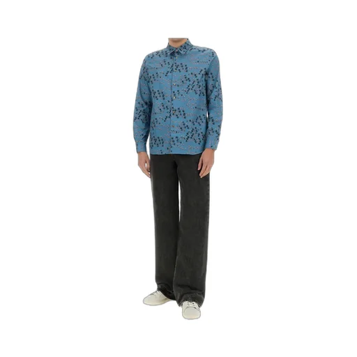 Graphic Printed Long-Sleeved Shirt