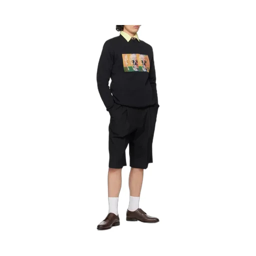 Skull Printed Crewneck Sweatshirt