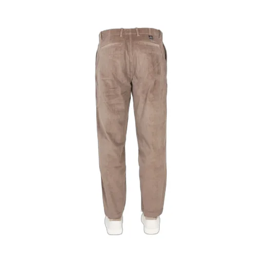 Logo Patch Velvet Pants