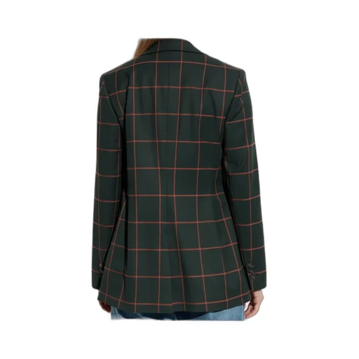 Plaid Patterned Blazer