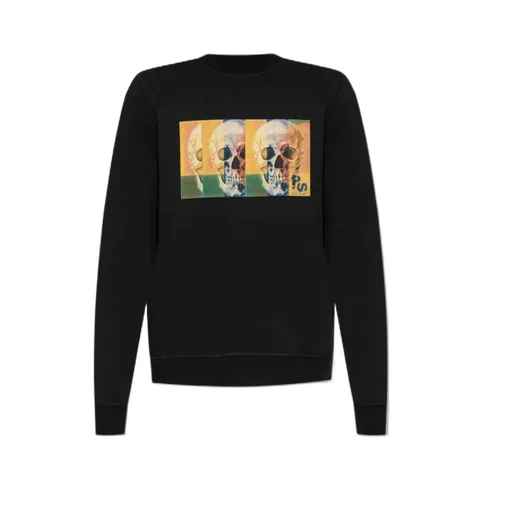 Skull Printed Crewneck Sweatshirt