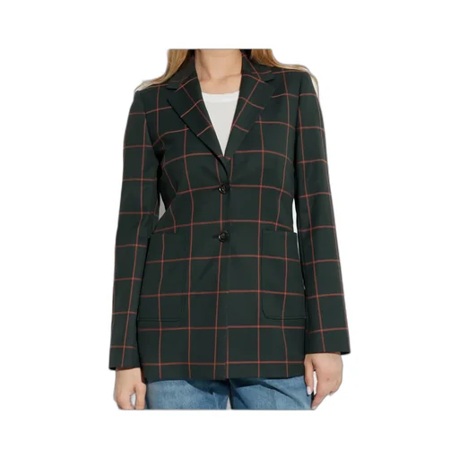 Plaid Patterned Blazer