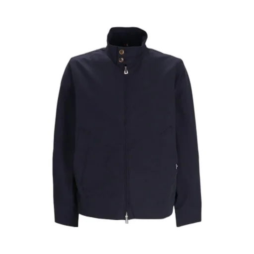 Stand-Collar Harrington Jacket
