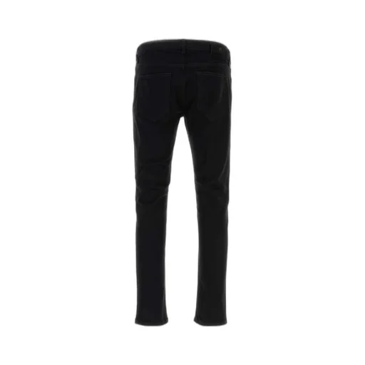 Logo Patch Skinny Cut Jeans