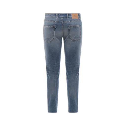Mid-Wash Skinny Jeans