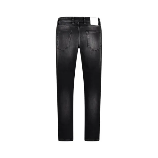 Denim Trousers With Belt Loops