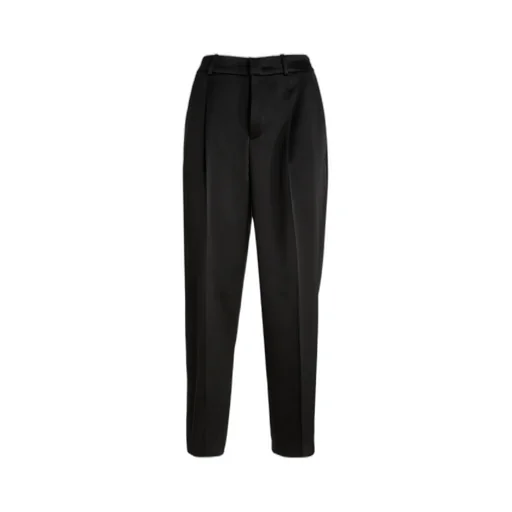 High-Waisted Tapered Trousers