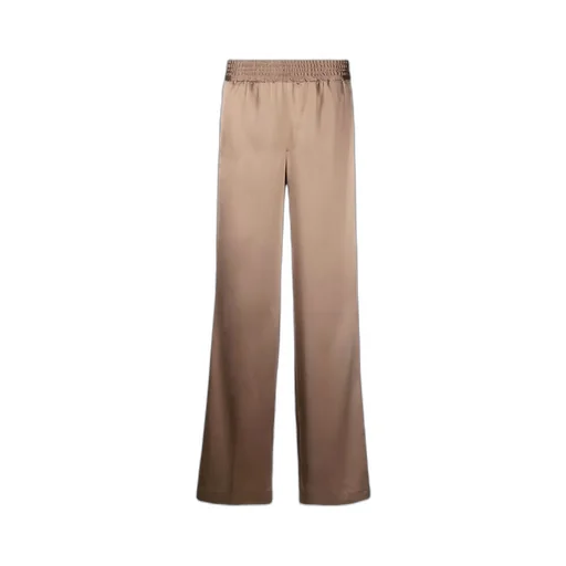 Wide-Leg Elasticated Trousers