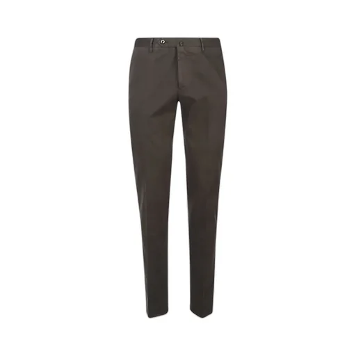 Cotton Straight-Leg Trousers