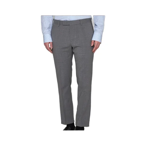 Mid-Rise Wool Tailored Trousers