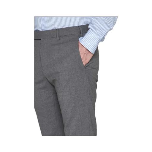 Mid-Rise Wool Tailored Trousers