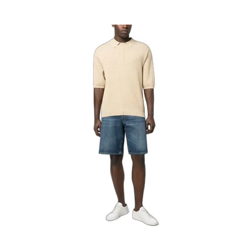 Straight-Leg Denim Shorts