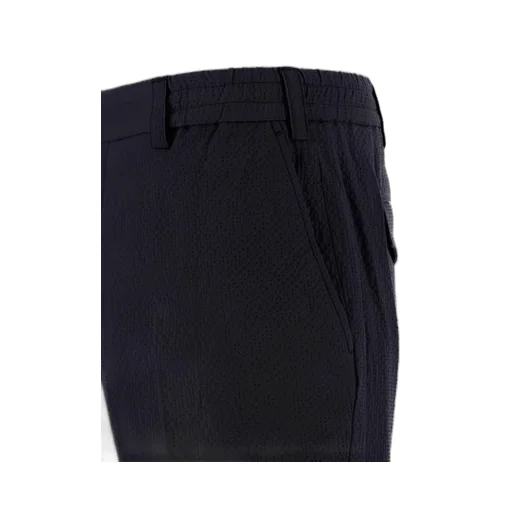 Tapered-Leg Turn-Up Hem Chino Trousers