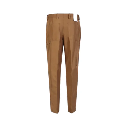 Mid-Rise Tapered-Leg Trousers