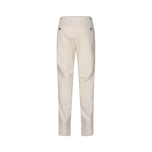Mid-Rise Cotton Chino Trousers