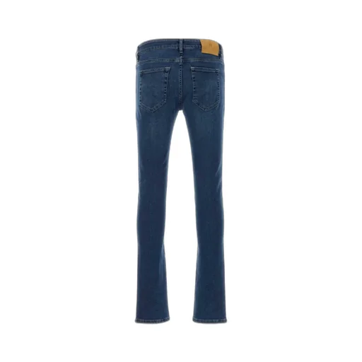 Logo Patch Button Detailed Skinny Jeans