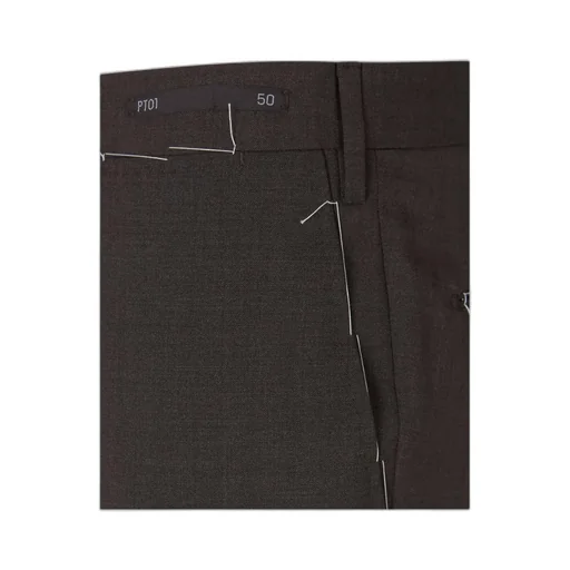 Tailored-Cut Tapered Trousers
