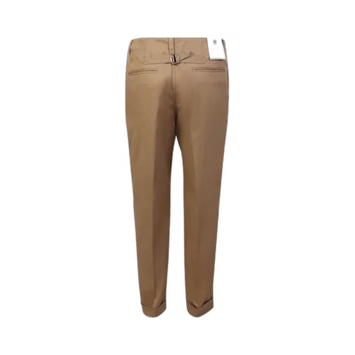 Tapered-Leg Cropped Trousers