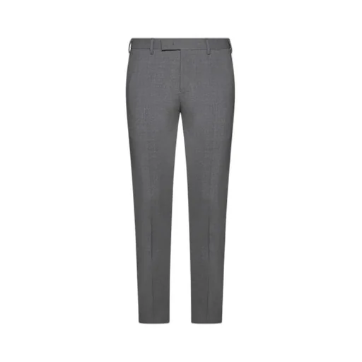 Mid-Rise Wool Tailored Trousers