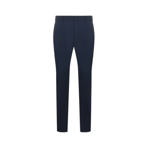 Pleated Zipper Casual Pants