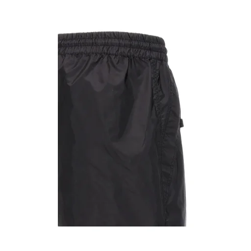 Logo Printed Elastic Waist Shorts