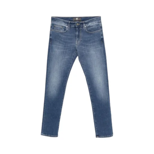 Denim Trousers With Belt Loops