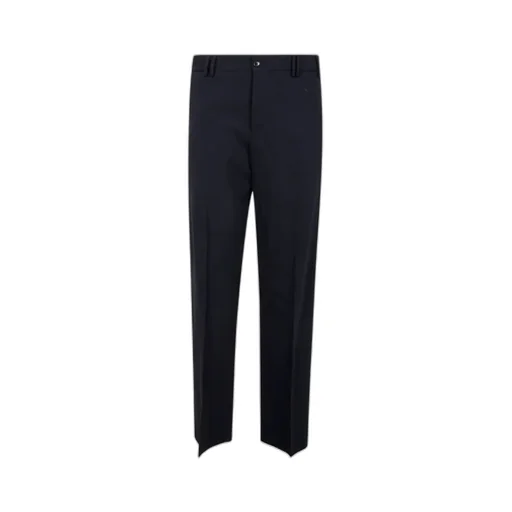 Wool Straight-Leg Trousers