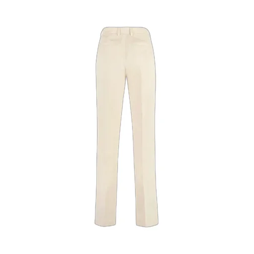 High-Waisted Straight Trousers