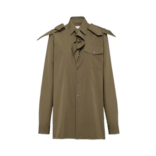 Long-Sleeved Military Shirt