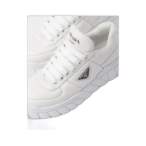 Padded Nappa Leather Sneakers
