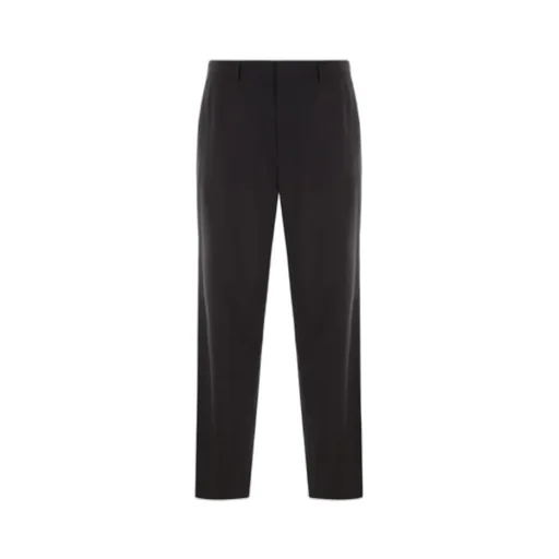 Logo-Patch Wide-Leg Tailored Trousers
