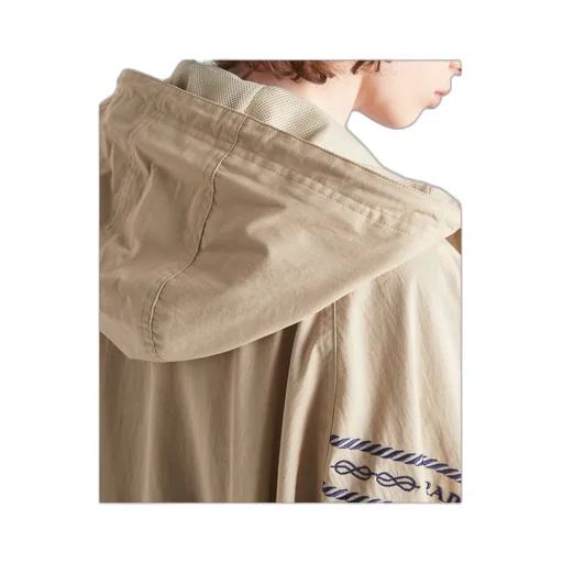 Drawstring Hooded Jacket
