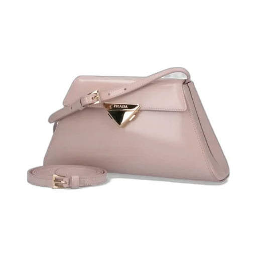 Logo-Buckle Leather Shoulder Bag