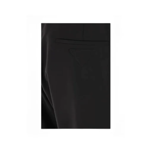 Logo-Patch Wide-Leg Tailored Trousers
