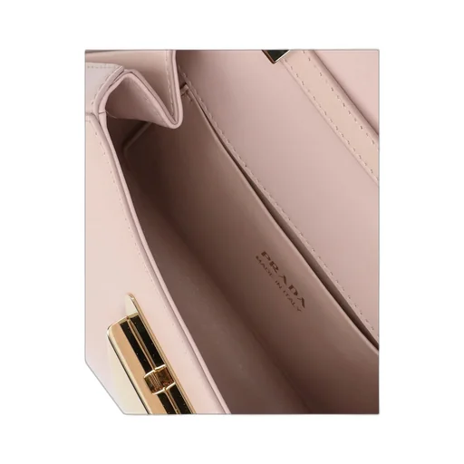 Logo-Buckle Leather Shoulder Bag
