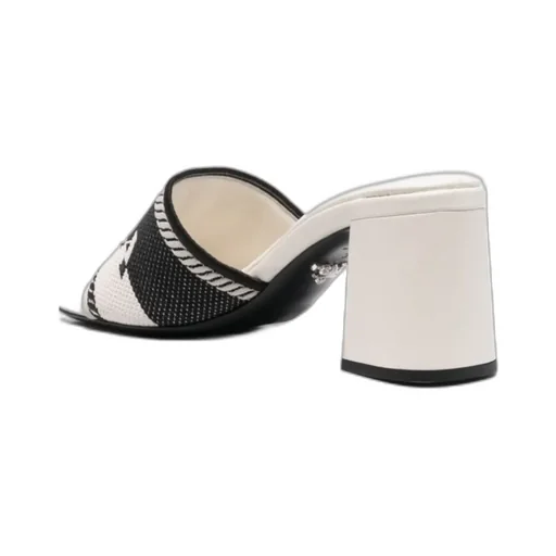Logo High-Heeled Sandals