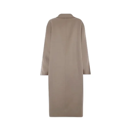 Logo Printed Oversized-Fit Coat
