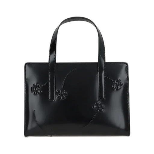 Logo-Printed Zipped Tote Bag
