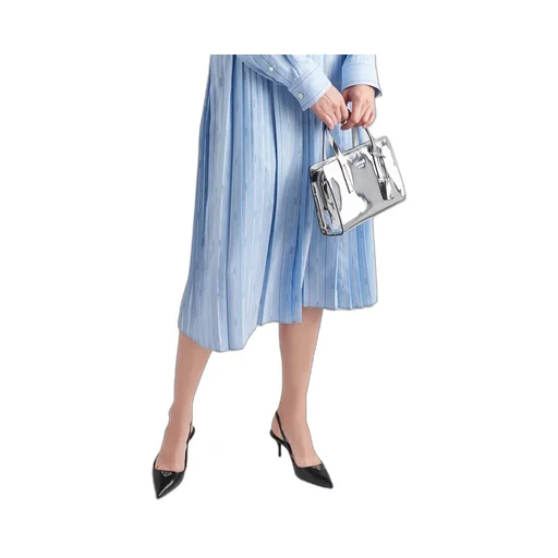 Exposed-Heeled Logo High-Heeled Shoes