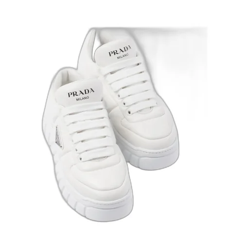 Padded Nappa Leather Sneakers
