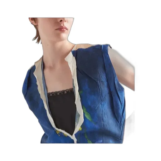 Paper-Based Printed Technical Fabric Dress