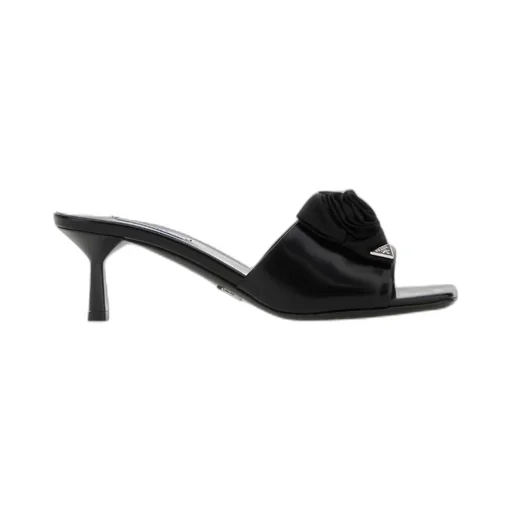 Logo High-Heeled Slippers