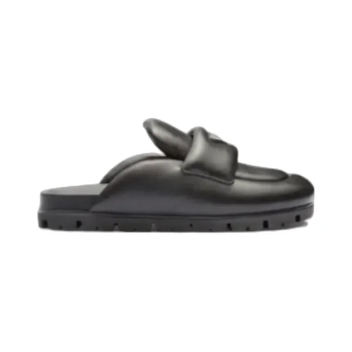 Soft Padded Nappa Leather Sabots