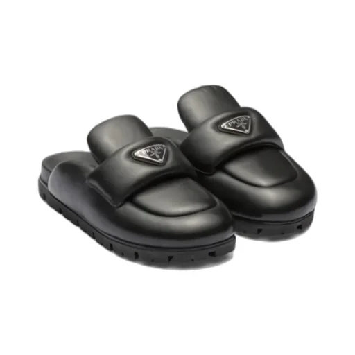 Soft Padded Nappa Leather Sabots