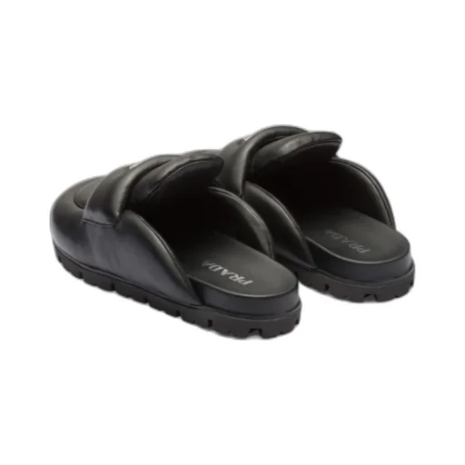 Soft Padded Nappa Leather Sabots