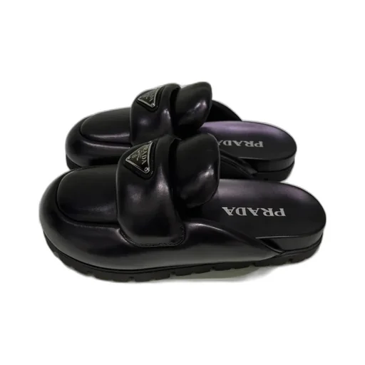 Soft Padded Nappa Leather Sabots