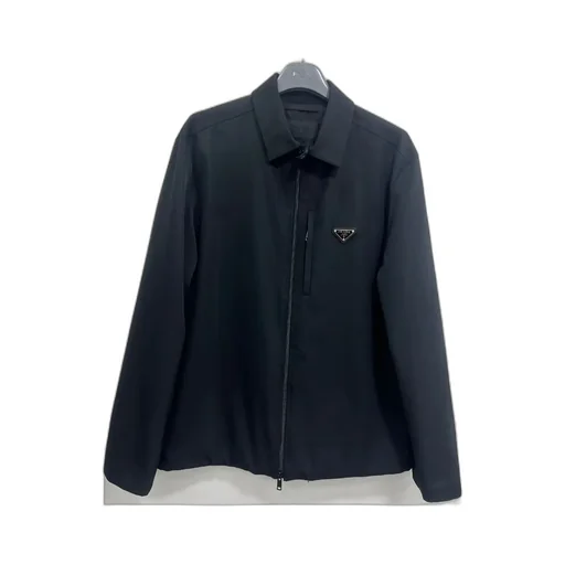 Long-Sleeved Logo Casual Jacket